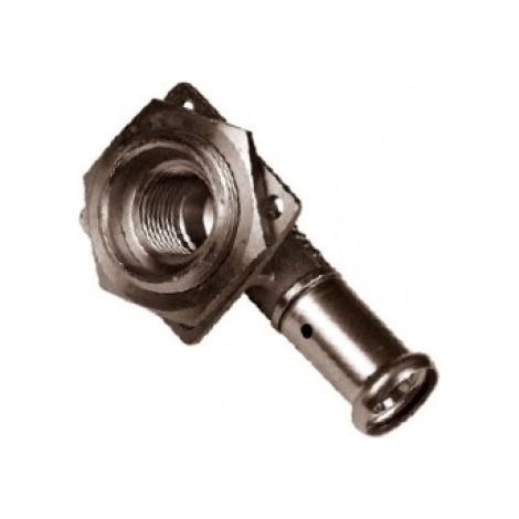 8P raccordo gomito 90° per cassetta con flangia ø16x1/2" 8P1604