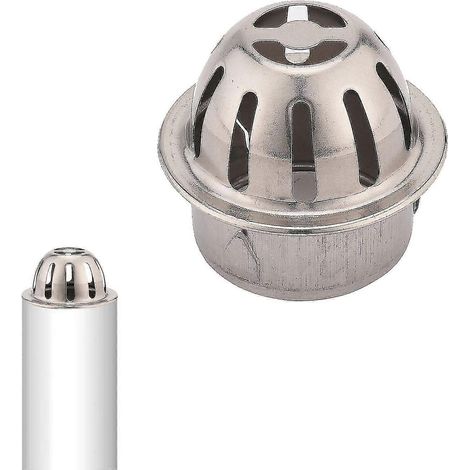 Protection anti-feuilles en acier inoxydable pour gouttière de descente de toit (1/5)