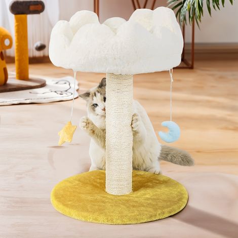 Cat Tree with Sisal Scratching Post and Hanging Toys (1/5)
