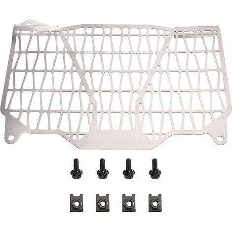 Le kit de protection de radiateur pour accessoires de moto compatible avec KLE 500 et KLE500 SE ABS 2026 comprend un couvercle de protection et un bouchon de refroidisseur d'huile. (1/5)