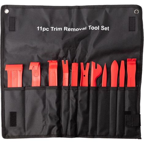 Set outils dépose garniture 11 pc effet levier sac rangement outillage