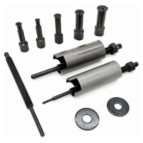 Extracteur de roulements intérieurs moto universel 9–23 mm – kit 8 pièces avec marteau à glissière pour démontage d’embrayage (1/4)