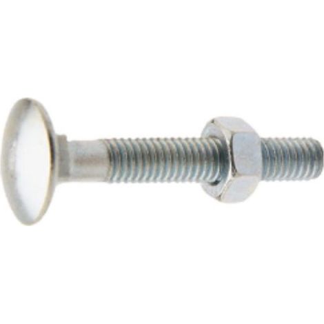 FPLUS tornillo din-603  8x40 zinc x100 , Tornillo cabeza redonda y cuello cuadrado acero inoxidable A2 DIN-603 M-8×40 mm.

Tornillo con cabeza redonda, cuello cuadrado y rosca métr