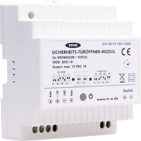 m-e modern-electronics Vistadoor, Vistus Citofono Modulo apriporta