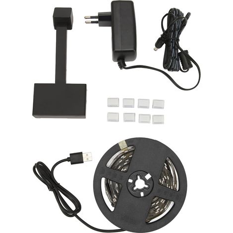 Barre lumineuse RGB pour TV, contrôle par app, éclairage dynamique WiFi LED avec caméra 1080P pour téléviseur 55-65 pouces, prise EU. (1/5)