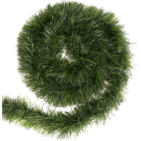 Künstliche Weihnachtsgirlande 10m, flexible Ranke für Deko, Weihnachten, Hochzeit