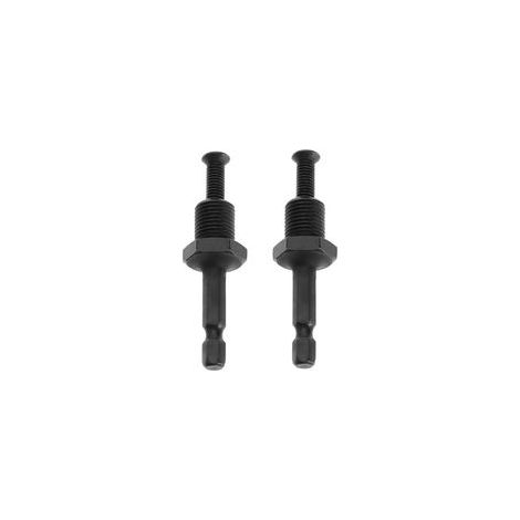 adaptadores de portabrocas para taladro de impacto eléctrico con vástago hexagonal, rosca 1/2"20UNF y tornillo de rosca hexagonal de 1/4" para portabrocas.