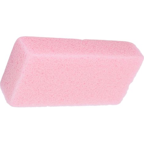 Pierre ponce rectangulaire rose pour éliminer les callosités et peaux mortes - Exfoliant efficace pour les pieds et ongles (1/5)