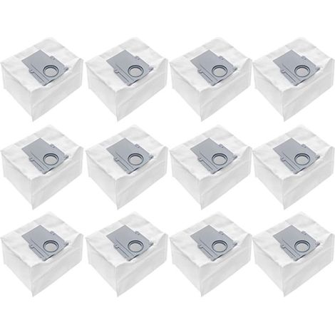 12PCS Sac à poussière pour aspirateur - pièces de rechange Compatible pour Roborock Q7 T8 S7 MAXV Ultra / Q7 MAX (1/5)