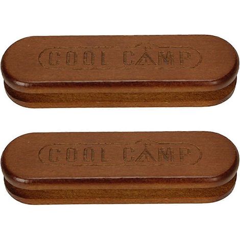 Lot de 2 poignées d'assistance en bois, couvre-poignées de poêle résistantes à la chaleur, poignées de poêle en bois (1/5)