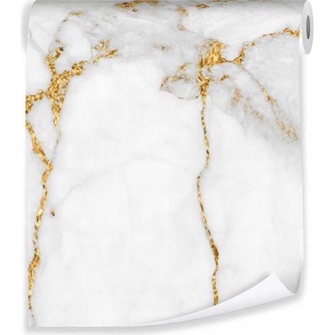 Papier peint marbre décoratif déco murale élégante salon – rouleau 0,5 x 10 m intissé Wallarena