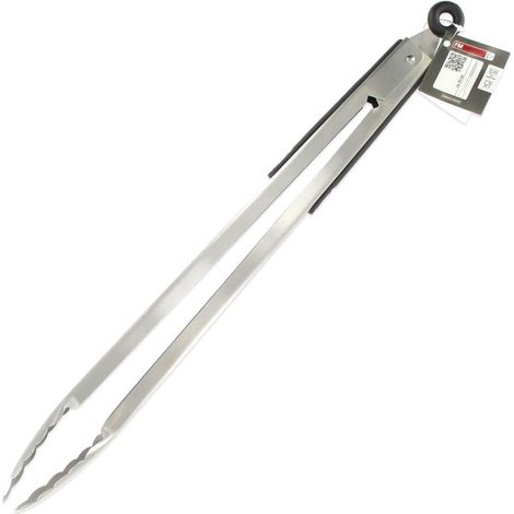Pince à Servir Géante - 1 Pièce - Acier Inoxydable - Verrouillage et Prise Ferme - Barbecue et Cuisine - 45 cm Gris (1/5)