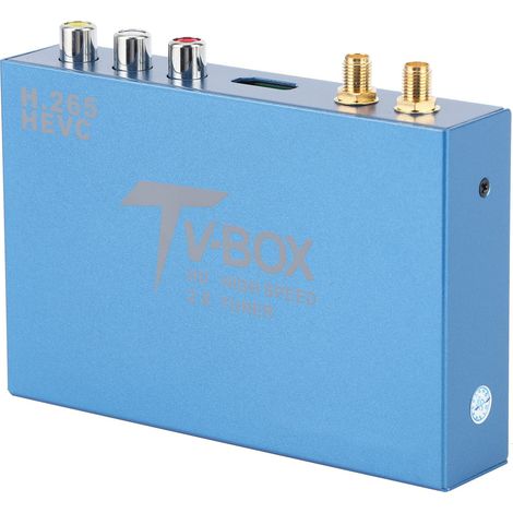 Récepteur TV numérique Boîtier Tuner Haute Vitesse Entrée Sortie USB RCA Audio Vidéo (1/5)