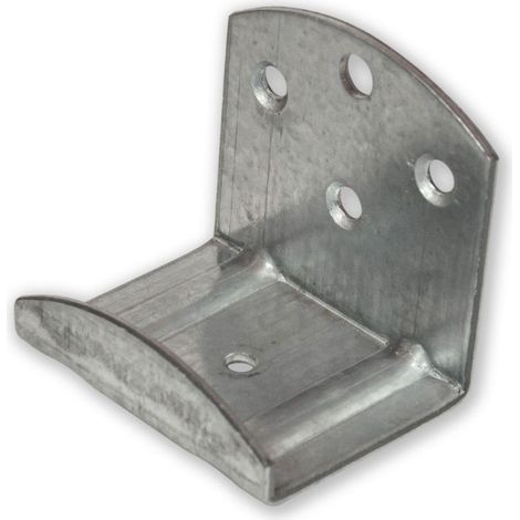 Set di 10 Reggirete a staffa 0180 a 4 fori pre-zincato Made in Italy