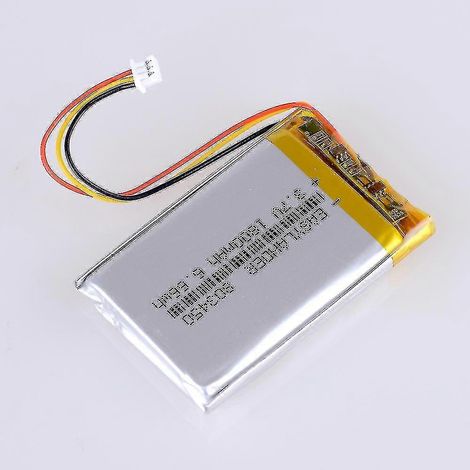 Batterie lithium-ion polymère 3,7 V 1500 mAh 1,25 V 3P compatible avec les enceintes Bluetooth, les casques sans fil et les écouteurs Corsair Pro RPG.