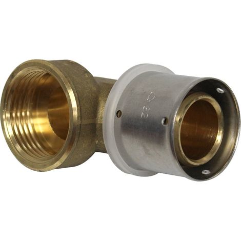 Raccord multicouche à sertir coude femelle (26/34) 1" - Ø32x3,0 - MULTIPEX (1/4)