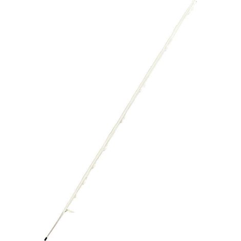 Electric Fence Poly Posts 1.6M X40 (White Fencing Stake Plastic 1600MM)