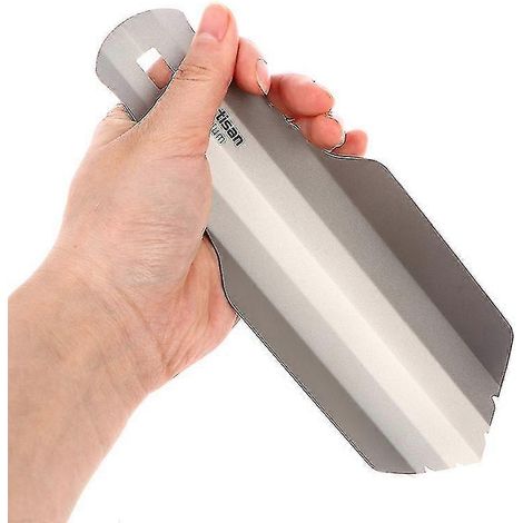 Pelle à déjections canines ultralégère en titane pur pour le camping et les activités de plein air. (1/5)