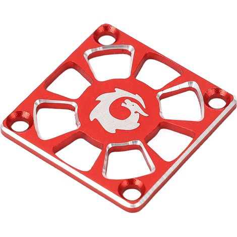 Leichter und robuster RC-Lüfterschutz aus Aluminiumlegierung – 3 cm Kühlabdeckung, austauschbar, rot (1/5)