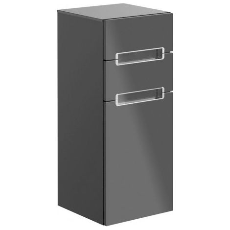 Villeroy & Boch Cabinet Subway A712, arrêt à gauche, plaque de recouvrement Blanc, Coloris: Bois blanc, manche : chromé brillant - A7121SE8