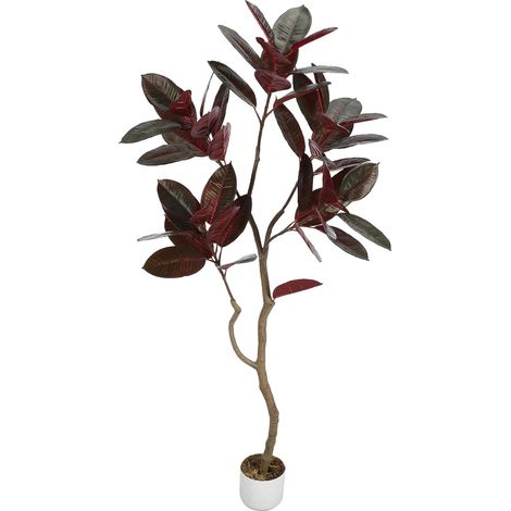 Planta artificial de Ficus Lyrata, 155 cm de altura, material PEVA, diseño realista, versátil para el hogar y la oficina, fácil de cuidar. (1/4)