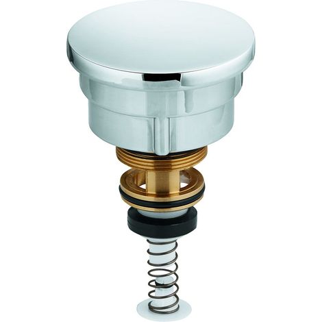 Grohe Umstellung für Einhand-Wannenbatterie, Wand/Bodenmontage, autom. Umst. Wanne/Brause, mit Umstellknopf, Satin Steel (1/2)