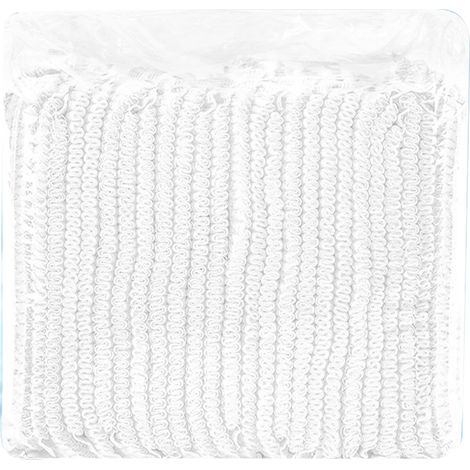 Charlotte Jetable pour Cheveux,Lot De 100 Capuchons Jetables,Charlotte Jetable, jetables en tissu non tissé à haute élasticité pour cheveux jetables,Élastiques,Pour de Cuisine de Beauté de Service Ali (1/5)