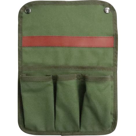 Sac de rangement latéral en toile pour chaise de maison, sac pour outils de jardin et barbecue d'extérieur, 3 couleurs, poche de rangement pour accoudoir de chaise de camping-AquaForge (1/5)