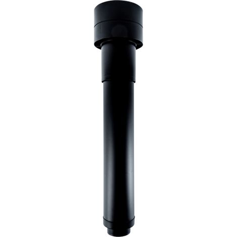 Wolf Pasamuros de techo DN160 aislado, L:1159mm, negro, para CWL, 2575802