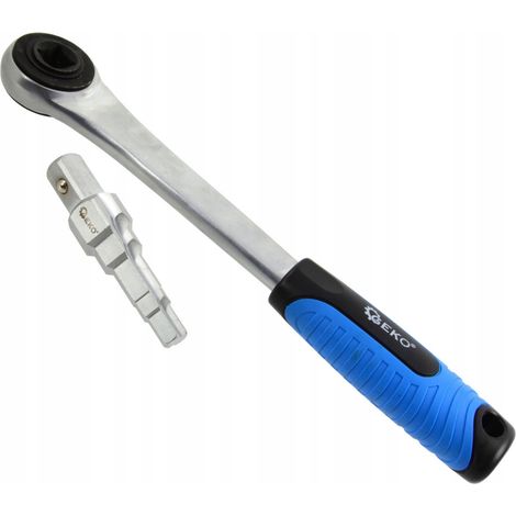 Llave escalonada GEKO 5 en 1 para conexiones de tornillos + trinquete de 1/2" G01782