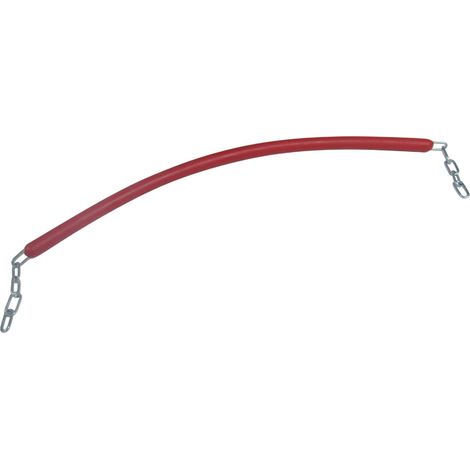 Rubber Coated Stable Stall Chain (Red Plain End Horse Door Guard)