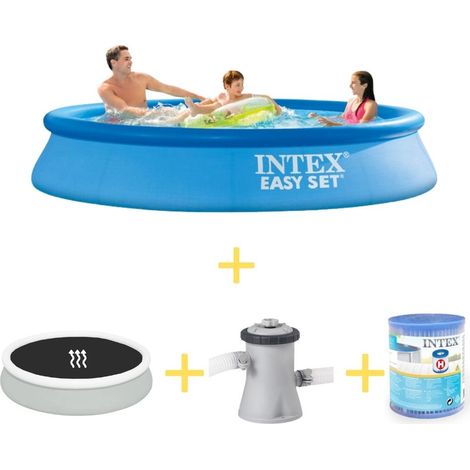 Intex Piscine Easy Set Ronde - 305x61 cm - 4-pièces S21288 (1/5)