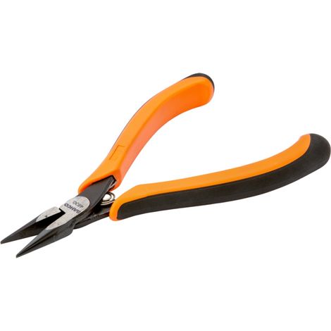 Bahco ERGO Spitzzange mit 2-Komponenten-Griff und abgerundeten Backen 135 mm (1/4)
