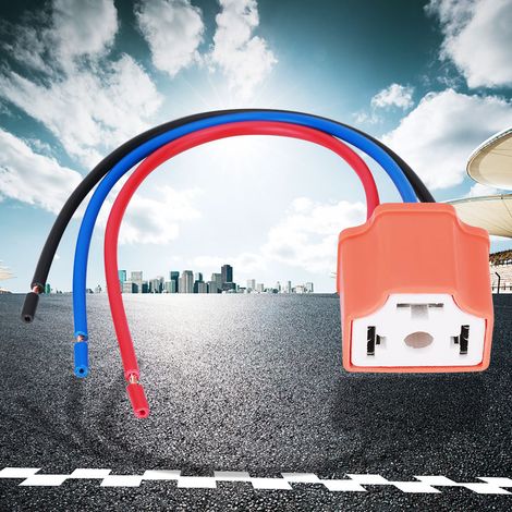 Kabelbaum für H4 9003 Keramik-Glühlampenfassung (weiblich), Glühlampensockeladapter, Kfz-Ersatzteil (1/5)