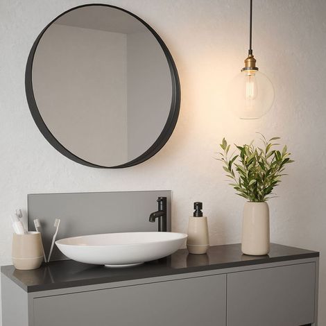 Splashback Matt Grey Glass Bathroom Backsplash Brushed 250mmx500mmx4mm