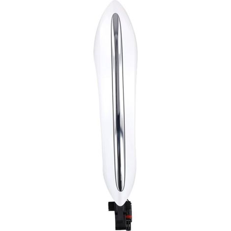 1 spécification : Poignée de porte extérieure arrière gauche Couleur : Blanc Matériau : Plastique Poignée de porte extérieure bas de gamme avec éclairage (1/5)