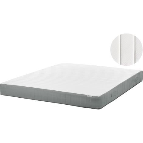 Materasso a molle insacchettate EU Matrimoniale con maniglie imbottitura in schiuma memory foam 180 x 200 cm Rigido rivestimento rimovibile 7-Zone Cushy (1/5)