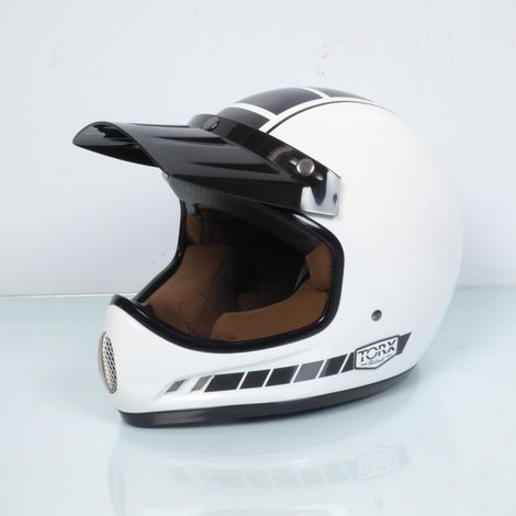 Casque cross intégral pour enduro cross vintage Torx Brad Legend