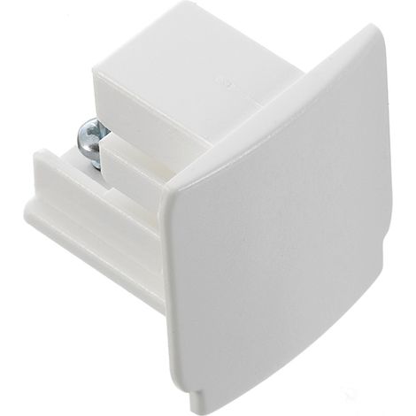 Nordic Aluminium XTS41-3 Tapa final BLANCA Tapa final para riel de 3 luces (1/2)