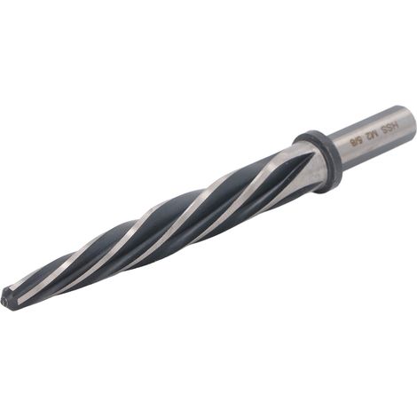 Alésoir de construction à 5 cannelures, diamètre 5/8 po (12,7 mm), tige ronde, alésoir hélicoïdal pour la construction de ponts et de structures métalliques (1/5)