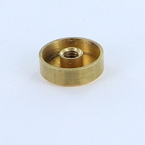 Rosace Plate Laiton 15 Taraudage borgne M4-10 pièces