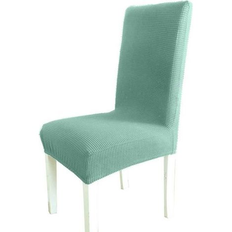 4 X Housse de Chaise Velours Stretch Couverture de Chaise Extensible Housse pour Chaise Salle à Manger (1/4)