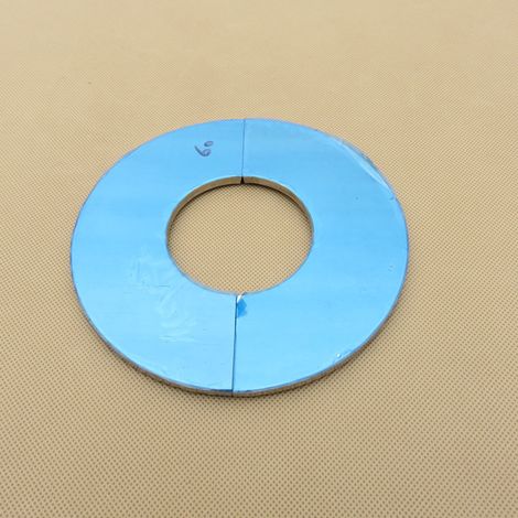 Cache décoratif pour conduit d'évacuation de chauffe-eau à gaz et hotte aspirante, pour ouverture murale ou vitrée  anneau décoratif, anneau esthétique, pour conduit de 60 mm.