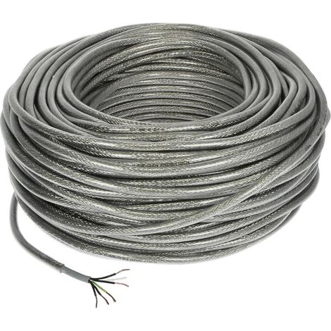 Câble de commande blindé en PVC 5 x 0,75 mm² avec conducteur de protection