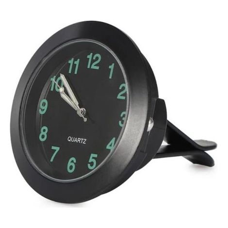 Clip de ventilation voiture design rond cristal quartz, accessoire intérieur automobile argenté