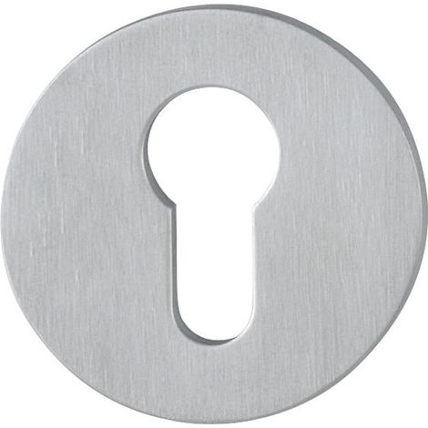 Schlüsselrosetten-Paar E849NS VA F69 Schildstärke 2mm PZ rd. (1/2)