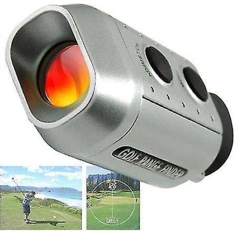 Télémètre de golf 1100 yards / 1000 m, télémètre de chasse professionnel à grossissement 6x/7x, chargement USB et IP54 pour le verrouillage sur poteau, Dist. (1/5)