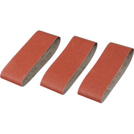 STANLEY - 3 NASTRI ABRASIVI GRANA 60 75X510MM (1/2)
