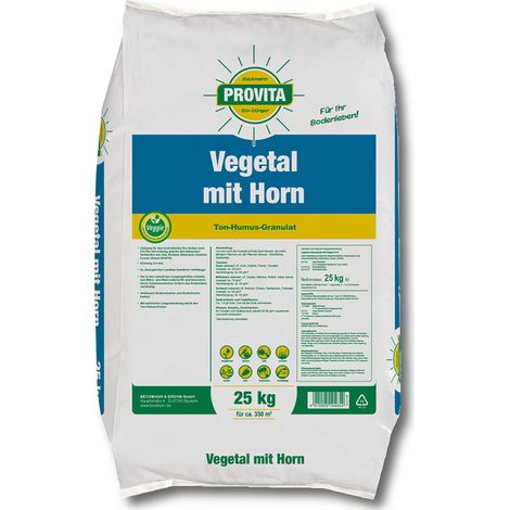 Provita VEGETAL mit Horn 25 kg Universaldünger Depotdünger Langzeitdünger