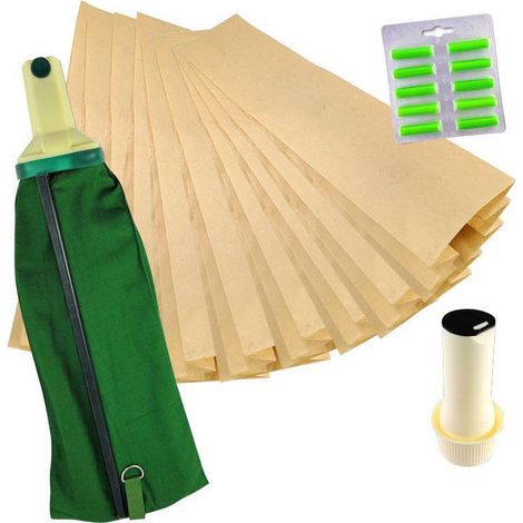 Sacca unitÀ filtro vk 117 vk 116 +10 sacchetti profumi bocchettone porta-sacchetto compatibili